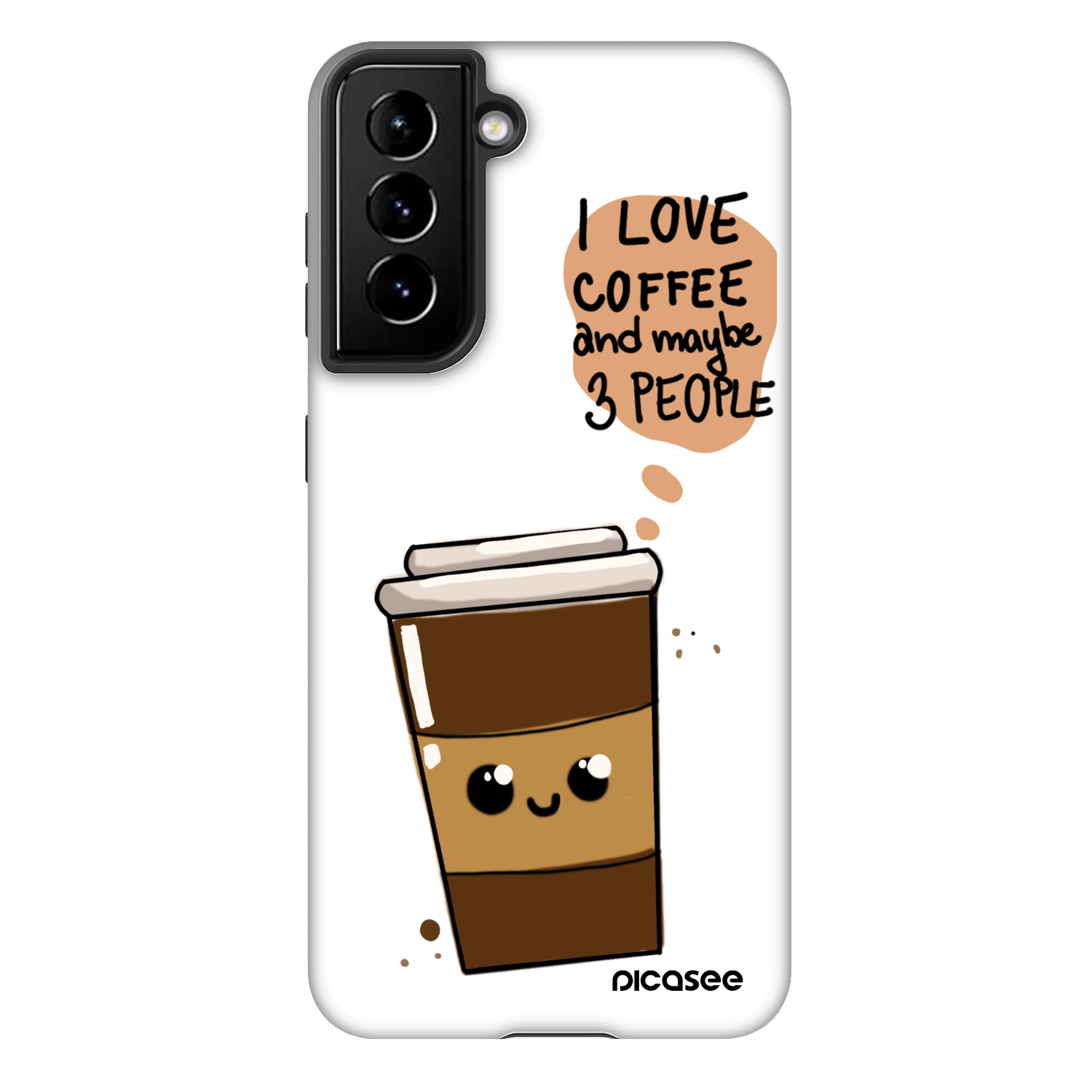 Picasee Fashion Case για Samsung Galaxy S22 5G - Cute coffee