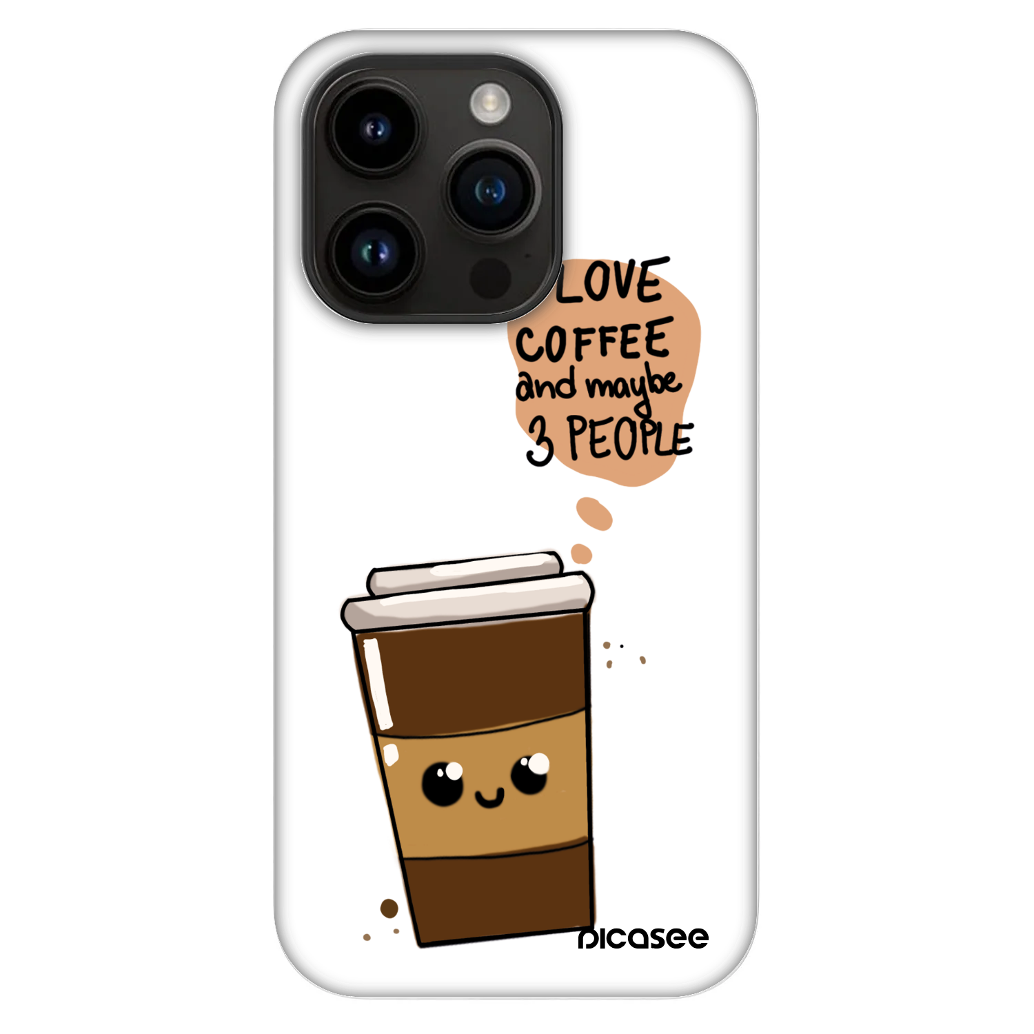Picasee Fashion Case MagSafe για Apple iPhone 14 Pro - Cute coffee