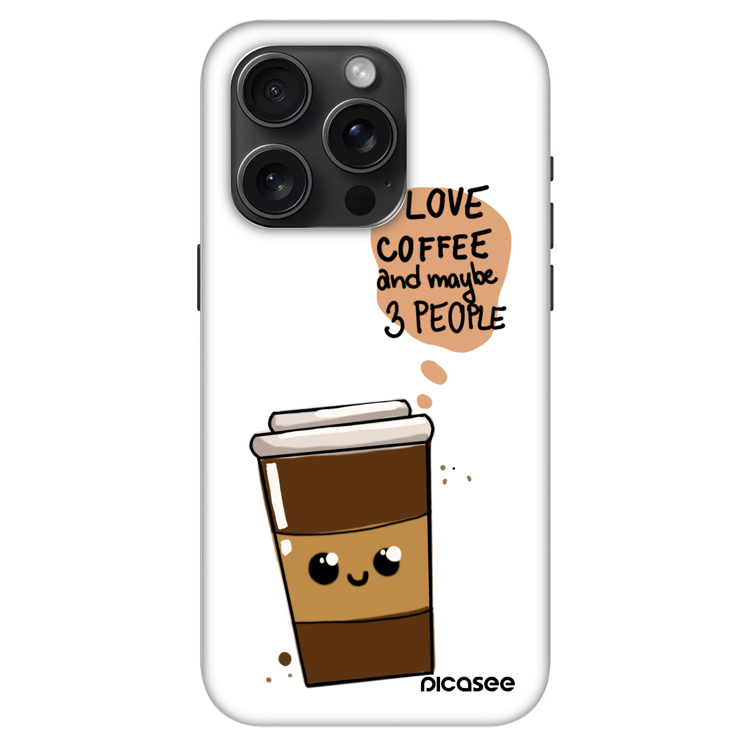 Picasee Fashion Case MagSafe για Apple iPhone 15 Pro - Cute coffee