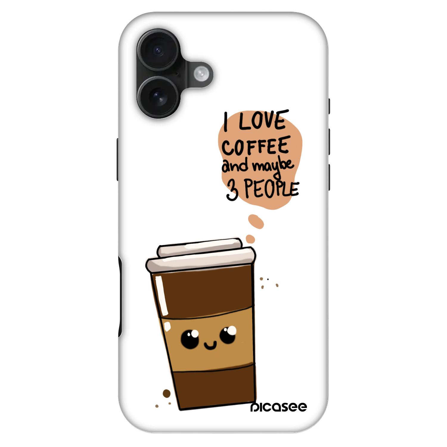 Picasee Fashion Case MagSafe για Apple iPhone 16 Plus - Cute coffee