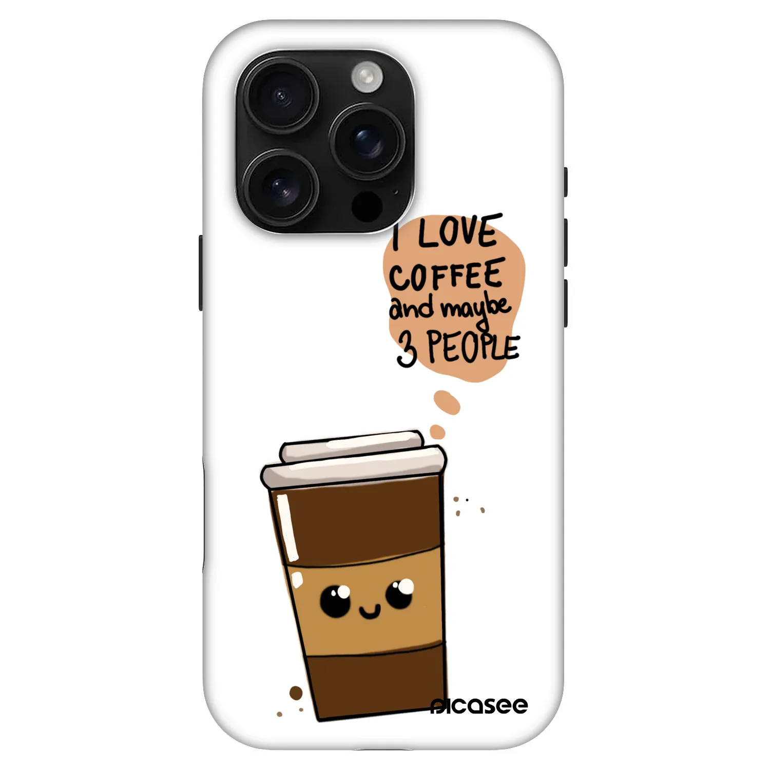 Picasee Fashion Case MagSafe για Apple iPhone 16 Pro - Cute coffee