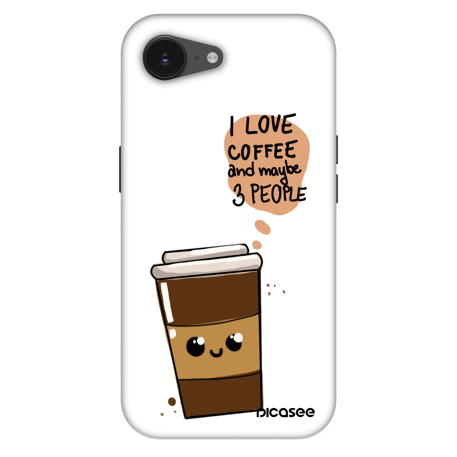 Picasee Fashion Case MagSafe για Apple iPhone 16e - Cute coffee