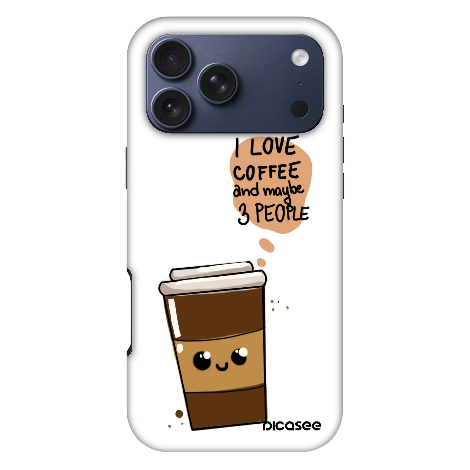 Picasee Fashion Case MagSafe για Apple iPhone 17 Pro Max - Cute coffee
