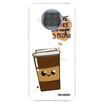 Picasee διαφανής θήκη σιλικόνης Xiaomi Mi 10T Lite - Cute coffee