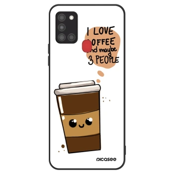 Θήκη για Samsung Galaxy A21s - Cute coffee