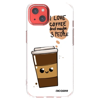Picasee διαφανής θήκη σιλικόνης Apple iPhone 13 - Cute coffee