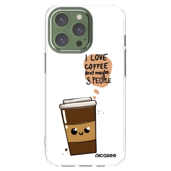 Picasee διαφανής θήκη σιλικόνης Apple iPhone 13 Pro - Cute coffee