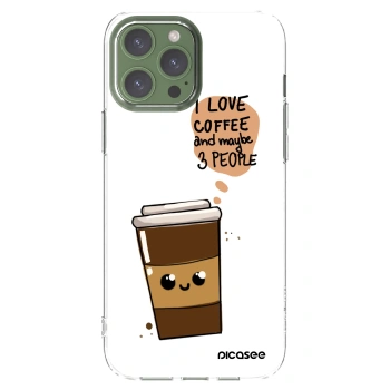 Picasee διαφανής θήκη σιλικόνης Apple iPhone 13 Pro Max - Cute coffee
