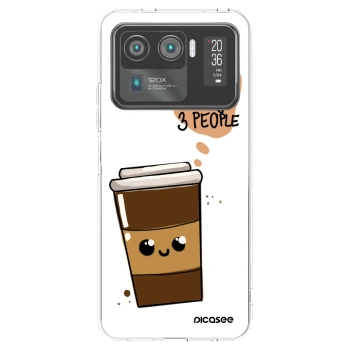 Picasee διαφανής θήκη σιλικόνης Xiaomi Mi 11 Ultra - Cute coffee