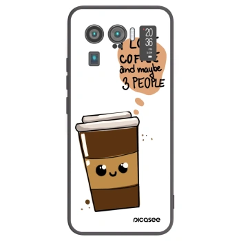 Picasee Μαύρη θήκη σιλικόνης για Xiaomi Mi 11 Ultra - Cute coffee
