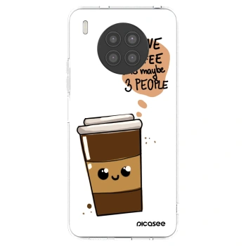 Picasee διαφανής θήκη σιλικόνης Huawei Nova 8i - Cute coffee