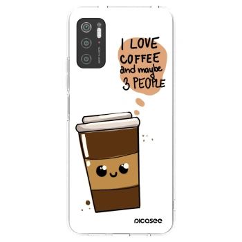 Picasee διαφανής θήκη σιλικόνης Xiaomi Poco M3 Pro 5G - Cute coffee
