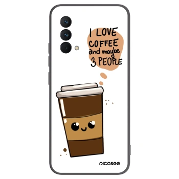 Picasee Μαύρη θήκη σιλικόνης για Realme GT Master Edition 5G - Cute coffee