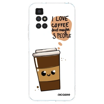 Picasee διαφανής θήκη σιλικόνης Xiaomi Redmi 10 (2022) - Cute coffee