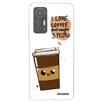 Picasee διαφανής θήκη σιλικόνης Xiaomi 12 Lite - Cute coffee