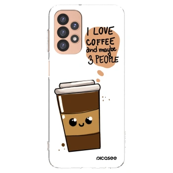 Picasee διαφανής θήκη σιλικόνης Samsung Galaxy A23 A236B 5G - Cute coffee