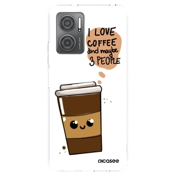 Picasee διαφανής θήκη σιλικόνης Xiaomi Redmi 10 5G - Cute coffee