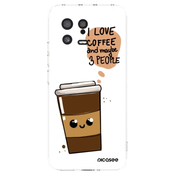 Picasee διαφανής θήκη σιλικόνης Xiaomi 13 - Cute coffee