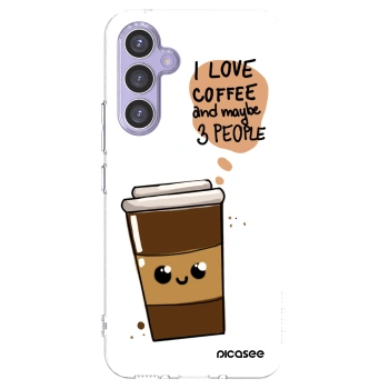Picasee διαφανής θήκη σιλικόνης Samsung Galaxy A54 5G A546B - Cute coffee