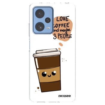 Picasee διαφανής θήκη σιλικόνης Xiaomi Redmi Note 12 Pro 5G - Cute coffee