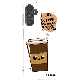 Picasee διαφανής θήκη σιλικόνης Samsung Galaxy A14 4G A145R - Cute coffee