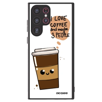 Picasee ULTIMATE CASE PowerShare για Samsung Galaxy S22 Ultra 5G - Cute coffee