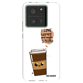 Picasee διαφανής θήκη σιλικόνης Xiaomi 13T - Cute coffee