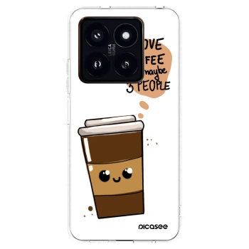 Picasee διαφανής θήκη σιλικόνης Xiaomi 14 Pro - Cute coffee