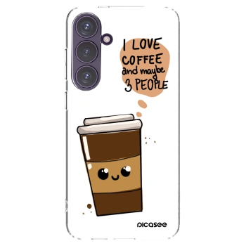 Picasee διαφανής θήκη σιλικόνης Samsung Galaxy S24+ S926B 5G - Cute coffee