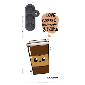 Picasee διαφανής θήκη σιλικόνης Samsung Galaxy S23 FE S711B - Cute coffee
