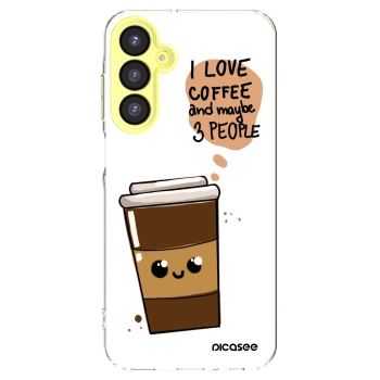 Picasee διαφανής θήκη σιλικόνης Samsung Galaxy A25 A256B 5G - Cute coffee