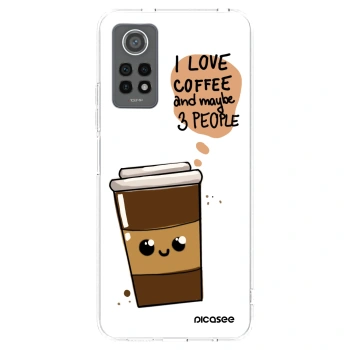 Picasee διαφανής θήκη σιλικόνης Xiaomi Redmi Note 12 Pro 4G - Cute coffee