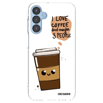 Picasee διαφανής θήκη σιλικόνης Samsung Galaxy A15 A156B 5G - Cute coffee