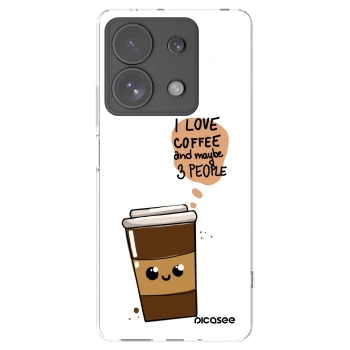 Picasee διαφανής θήκη σιλικόνης Xiaomi Redmi Note 13 Pro 4G - Cute coffee