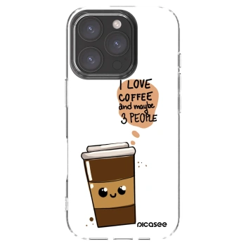 Picasee διαφανής θήκη σιλικόνης Apple iPhone 16 Pro - Cute coffee