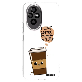Picasee διαφανής θήκη σιλικόνης Honor 200 5G - Cute coffee