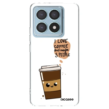 Picasee διαφανής θήκη σιλικόνης Xiaomi 14T Pro - Cute coffee