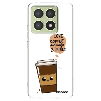 Picasee διαφανής θήκη σιλικόνης Xiaomi 14T - Cute coffee