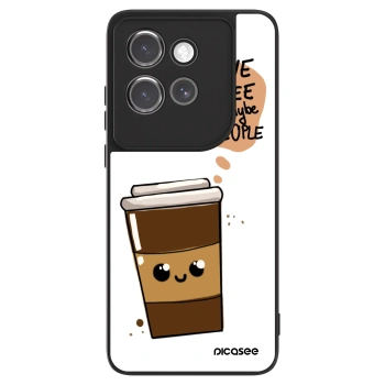 Θήκη για Motorola Edge 50 Neo - Cute coffee