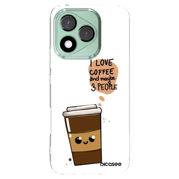 Picasee διαφανής θήκη σιλικόνης Honor 400 Lite 5G - Cute coffee