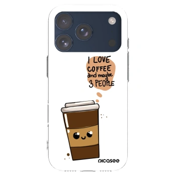 Picasee διαφανής θήκη σιλικόνης Apple iPhone 17 Pro - Cute coffee