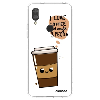 Picasee διαφανής θήκη σιλικόνης Xiaomi Redmi 7 - Cute coffee