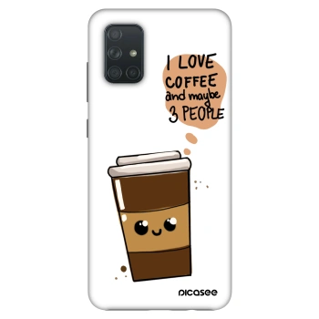 Θήκη για Samsung Galaxy A71 A715F - Cute coffee