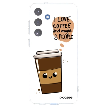 Picasee διαφανής θήκη σιλικόνης Samsung Galaxy S25 FE 5G - Cute coffee