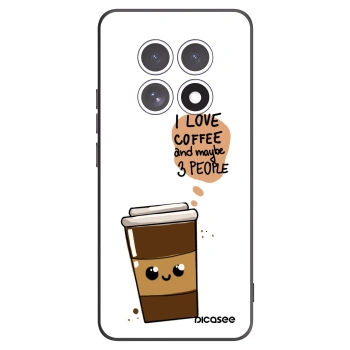 Picasee Μαύρη θήκη σιλικόνης για Xiaomi Redmi Note 15 - Cute coffee