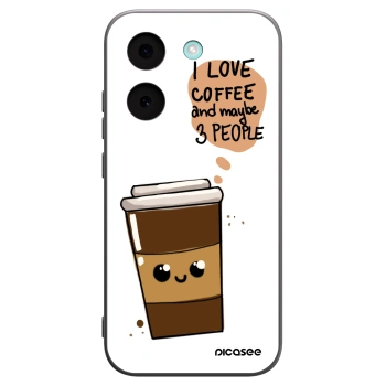Picasee Μαύρη θήκη σιλικόνης για Xiaomi Poco X8 Pro - Cute coffee