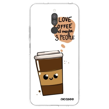 Picasee διαφανής θήκη σιλικόνης Xiaomi Redmi 8 - Cute coffee