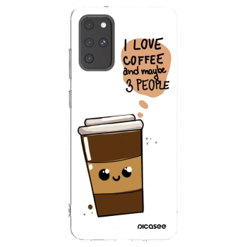 Picasee διαφανής θήκη σιλικόνης Samsung Galaxy S20+ G985F - Cute coffee
