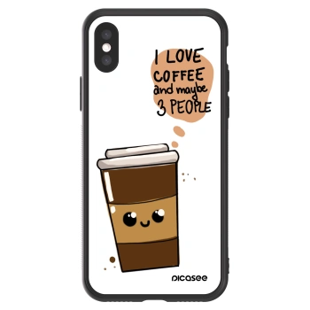 Picasee ULTIMATE CASE για Apple iPhone X/XS - Cute coffee