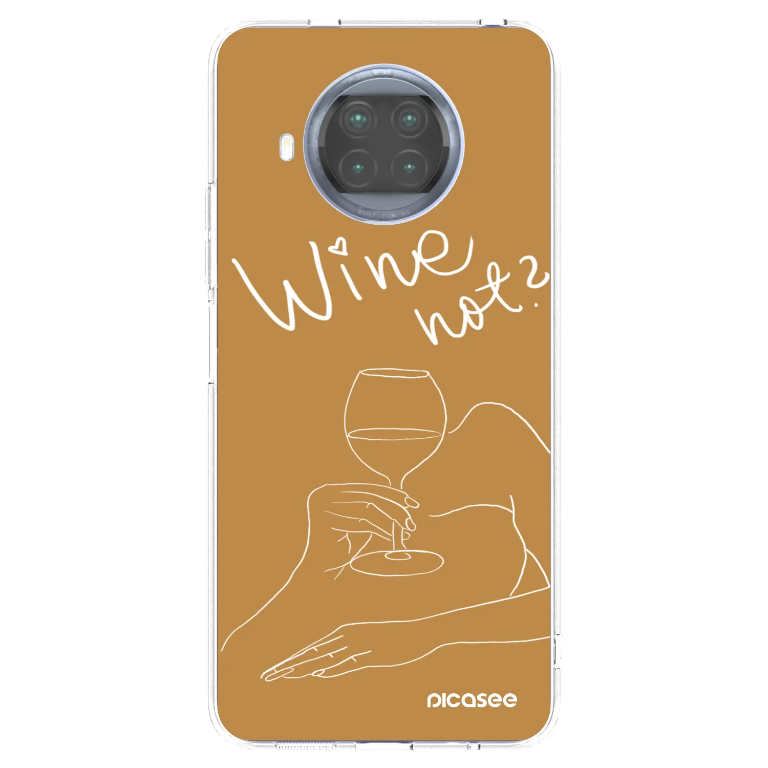 Picasee διαφανής θήκη σιλικόνης Xiaomi Mi 10T Lite - Wine not